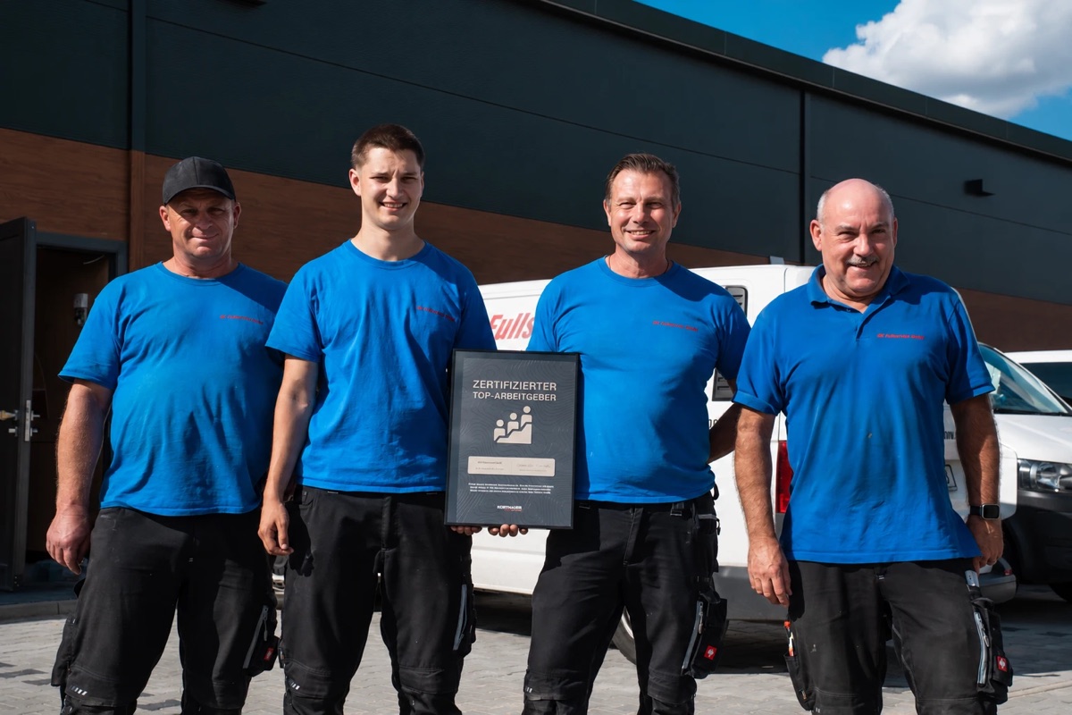 Auszeichnung „Zertifizierter Top-Arbeitgeber“ - GK Fullservice GmbH