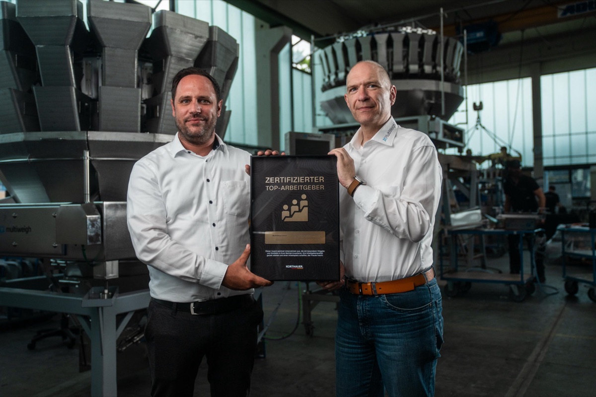Auszeichnung „Zertifizierter Top-Arbeitgeber“ - MultiWeigh GmbH
